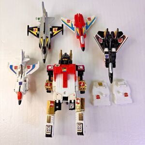Superion Aerialbots Incomplete KO 80s Vintage Transformers